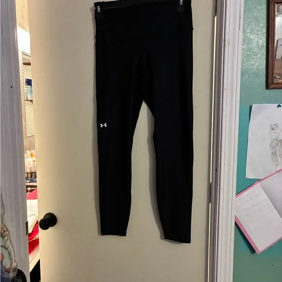 Under Armour Women's Tech Hi Rise Leggings Drop in Pocket 🆕 - Picture 10 of 12